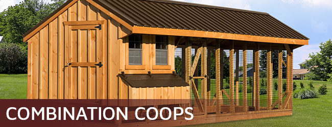 combcoop Combination chicken coop