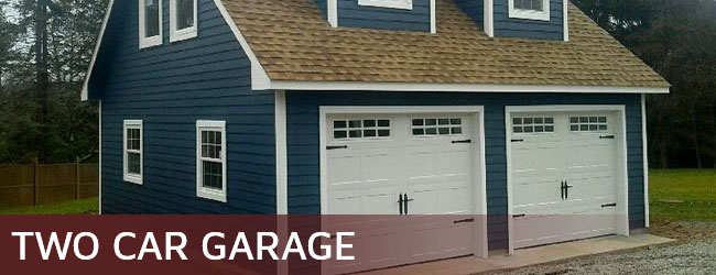 twocar-th Built on site two car garage