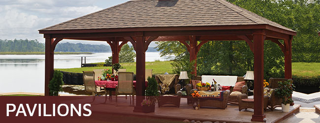 pavilion-item Amish built pavilion