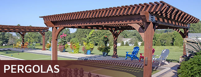 pavilion-item Amish built pergola